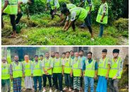 বাকেরগঞ্জে স্বাস্থ্য কমপ্লেক্সে পরিষ্কার করে প্রশংসায় ভাসছেন Humanity and Sports Alliance সামাজিক সংগঠন