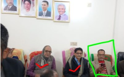 গুঠিয়া বিএনপি কার্যালয়ে ডাবল স্ট্যান্ডঃ আ.লীগ নেতাদের আপ্যায়ন, বিএনপি নেতাদের শায়েস্তা