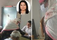 হঠাৎ বোরকা পরে ভূমি অফিসে ডিসি ফরিদা