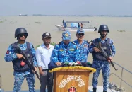 চাঁদপুরে দেড়কোটি টাকা মূল্যের জাল জব্দ, আটক ৫২