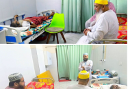 অসুস্থ হান্নান আজিজিকে দেখতে হাসপাতালে হিযবুল্লাহর নায়েবে আমীর আলহাজ্ব নূরুর রহমান বেগ