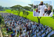 কুয়াকাটায় জনপ্রিয় অভিনেতা সাংবাদিক আলমাসের বাবা হাফেজ শিকদারের জানাজা ও দাফন সম্পন্ন!