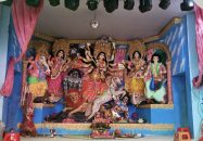 বাকেরগঞ্জে দেবালয় পূজামণ্ডপে আলোকসজ্জা, নান্দনিক সাজসজ্জায় মুগ্ধ দর্শনার্থীরা
