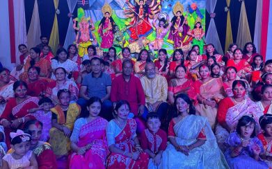 বাকেরগঞ্জে প্রতিমা বিসর্জনের মধ্য দিয়ে শেষ হলো শারদীয় দুর্গাপূজা